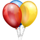 download Balloons Aj clipart image with 0 hue color