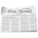 download News Paper clipart image with 135 hue color