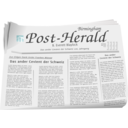 download News Paper clipart image with 0 hue color