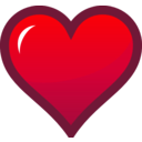 download Orange Heart Icon clipart image with 315 hue color