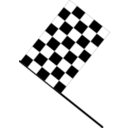 download Checkered Flag clipart image with 135 hue color