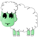 download Lamb clipart image with 90 hue color