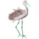 download Bird With Legs clipart image with 135 hue color