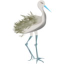 download Bird With Legs clipart image with 180 hue color