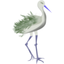 download Bird With Legs clipart image with 225 hue color