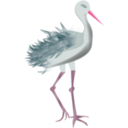 download Bird With Legs clipart image with 315 hue color