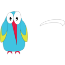 download Big Nose Bird clipart image with 0 hue color