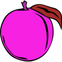download Simple Fruit Peach clipart image with 270 hue color