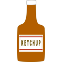 download Ketchup Bottle clipart image with 45 hue color