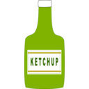 download Ketchup Bottle clipart image with 90 hue color