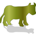 download Cow Icon clipart image with 45 hue color