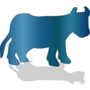 download Cow Icon clipart image with 180 hue color