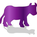 download Cow Icon clipart image with 270 hue color