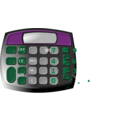 download Calculator clipart image with 270 hue color