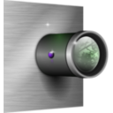 download Camera Lens On Wall clipart image with 270 hue color