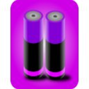 download Battery Cells clipart image with 270 hue color