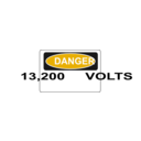download Danger 13 200 Volts Alt 2 clipart image with 45 hue color