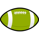 download Rugby Ball clipart image with 45 hue color