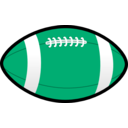 download Rugby Ball clipart image with 135 hue color