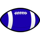download Rugby Ball clipart image with 225 hue color
