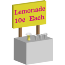 download Lemonade Stand clipart image with 0 hue color