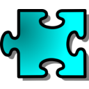 download Red Jigsaw Piece 16 clipart image with 180 hue color