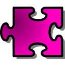download Red Jigsaw Piece 16 clipart image with 315 hue color