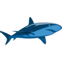download Shark Pure clipart image with 0 hue color