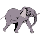 download Architetto Elefante In Corsa clipart image with 0 hue color