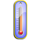 download Thermometer clipart image with 0 hue color