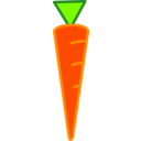 download Carrot clipart image with 0 hue color
