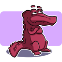 download Crocodile Or Alligator clipart image with 225 hue color