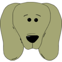 download Dog Face 4 clipart image with 45 hue color