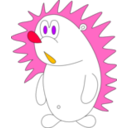 download Cartoon Hedgehog clipart image with 45 hue color