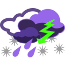 download Inclement Weather clipart image with 45 hue color