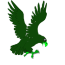 download Aguila clipart image with 90 hue color