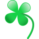 download Four Leaves Clover clipart image with 45 hue color