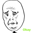 download Okay Face clipart image with 90 hue color