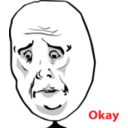 download Okay Face clipart image with 0 hue color