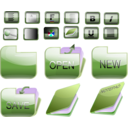download Bkue Folder Icons clipart image with 225 hue color