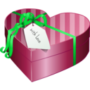 download Valentines Day Gift Box 2 clipart image with 135 hue color