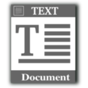 download Text File Icon clipart image with 0 hue color