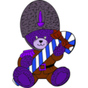download Christmas Guard Bear clipart image with 225 hue color