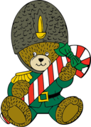 Christmas Guard Bear