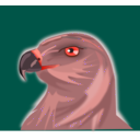 download Hawk clipart image with 315 hue color