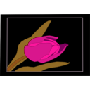 download Tulip3 clipart image with 315 hue color