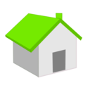download Home Icon clipart image with 90 hue color