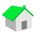 download Home Icon clipart image with 135 hue color