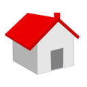 download Home Icon clipart image with 0 hue color