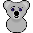 download Koala clipart image with 225 hue color